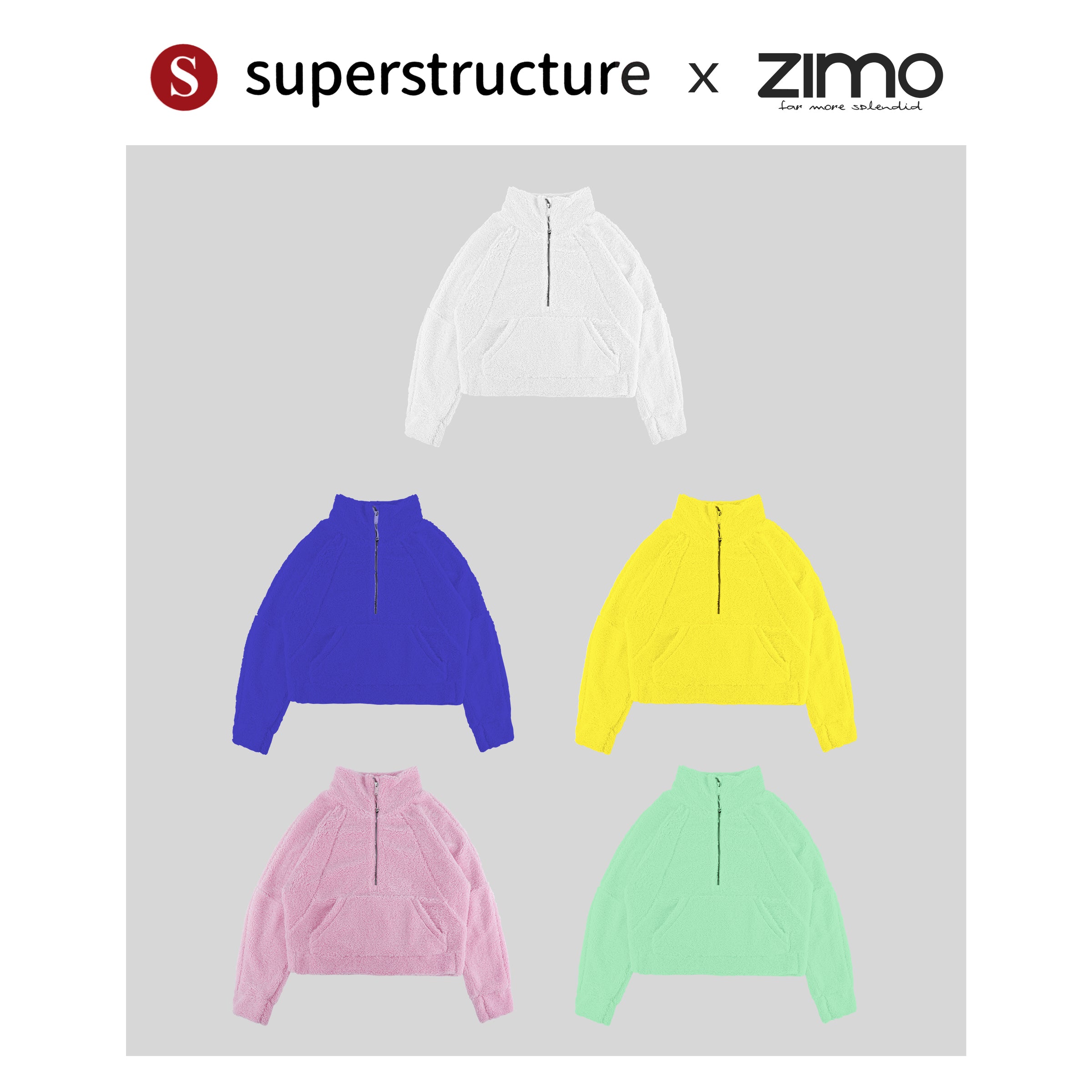 ZIMO Scuba Lamb fleece hoodie