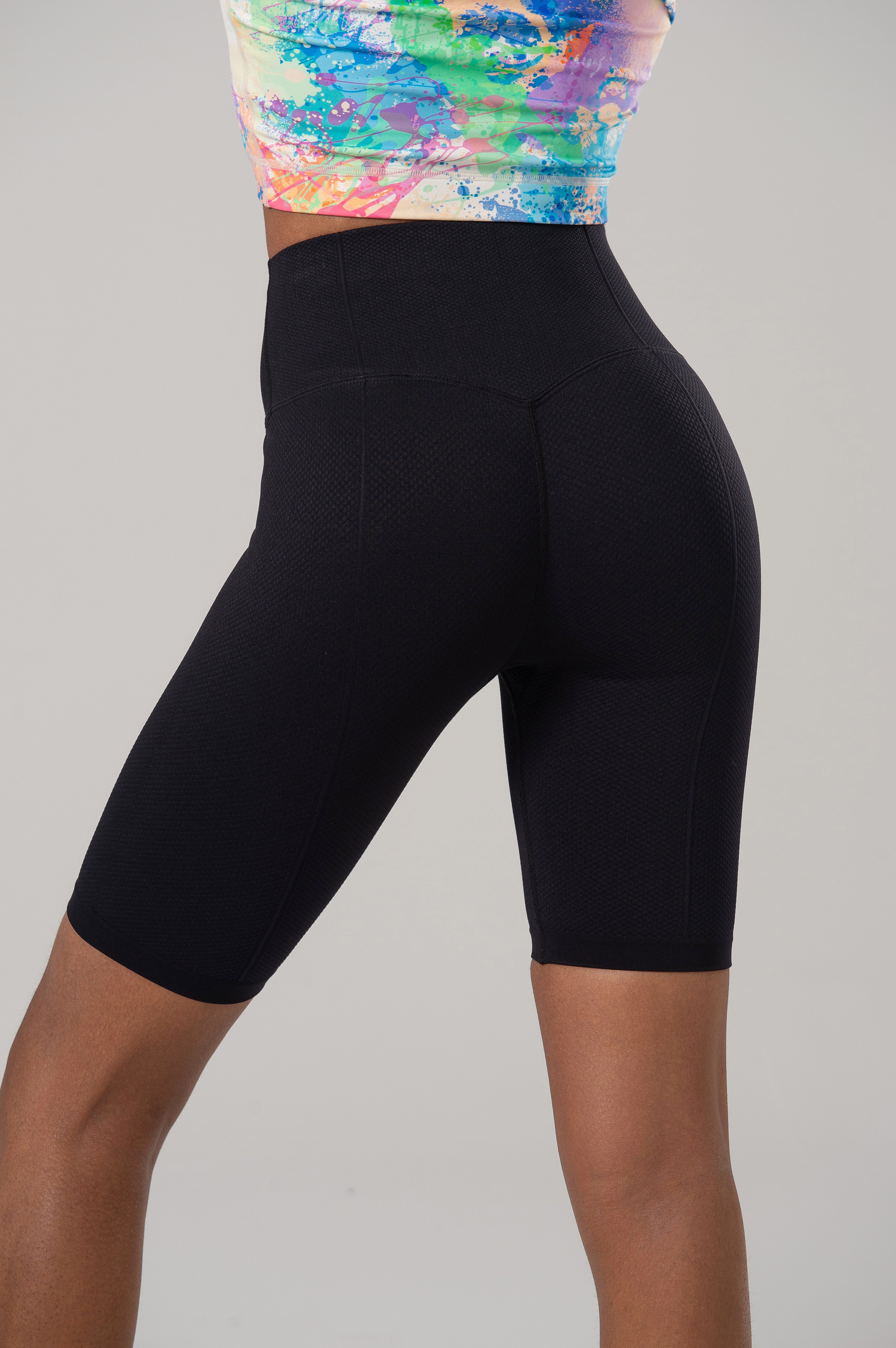 ZIMO Black Seamless Shorts