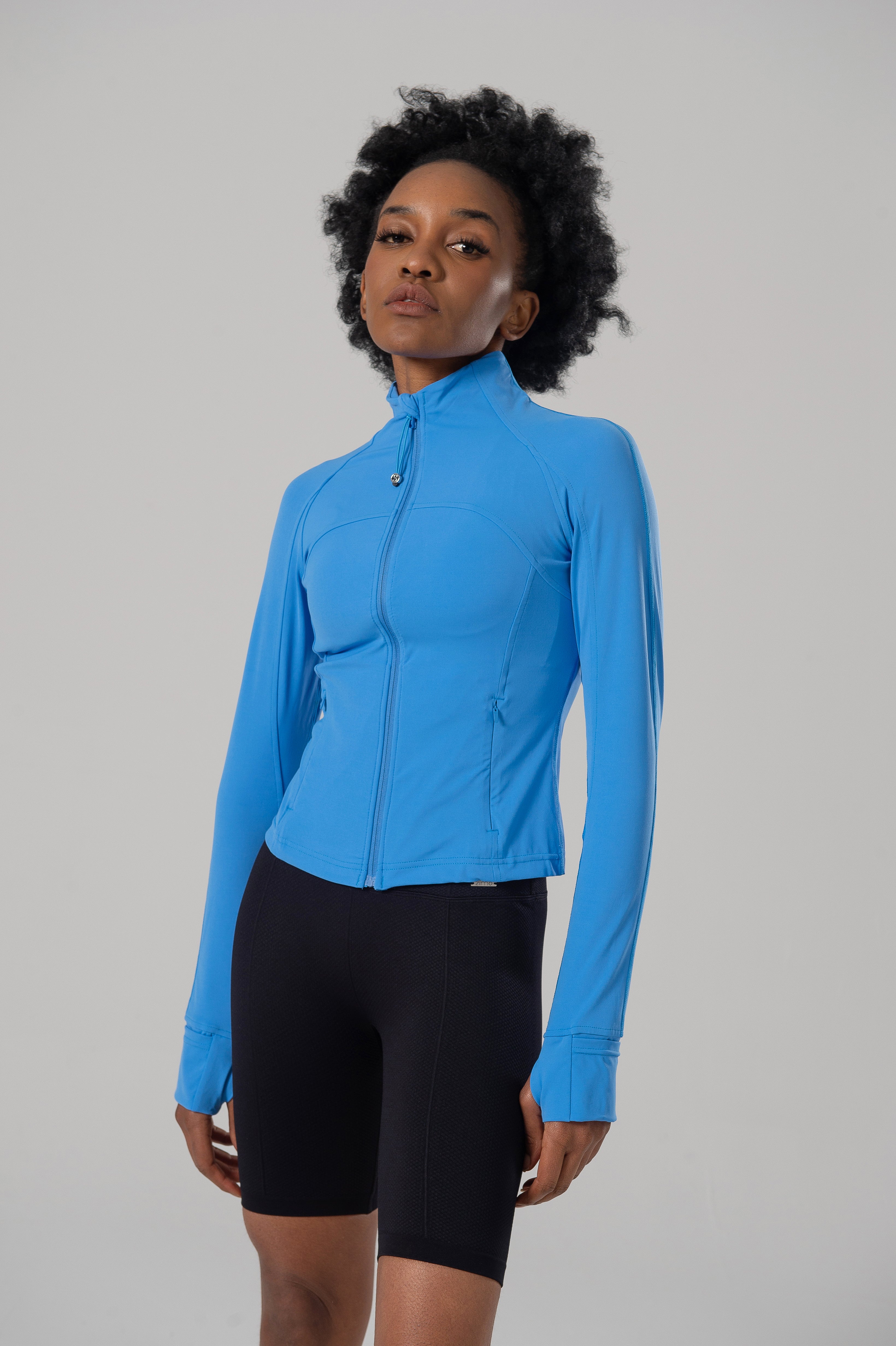 ZIMO Sapphire Blue Define Women's Short Sports Jacket