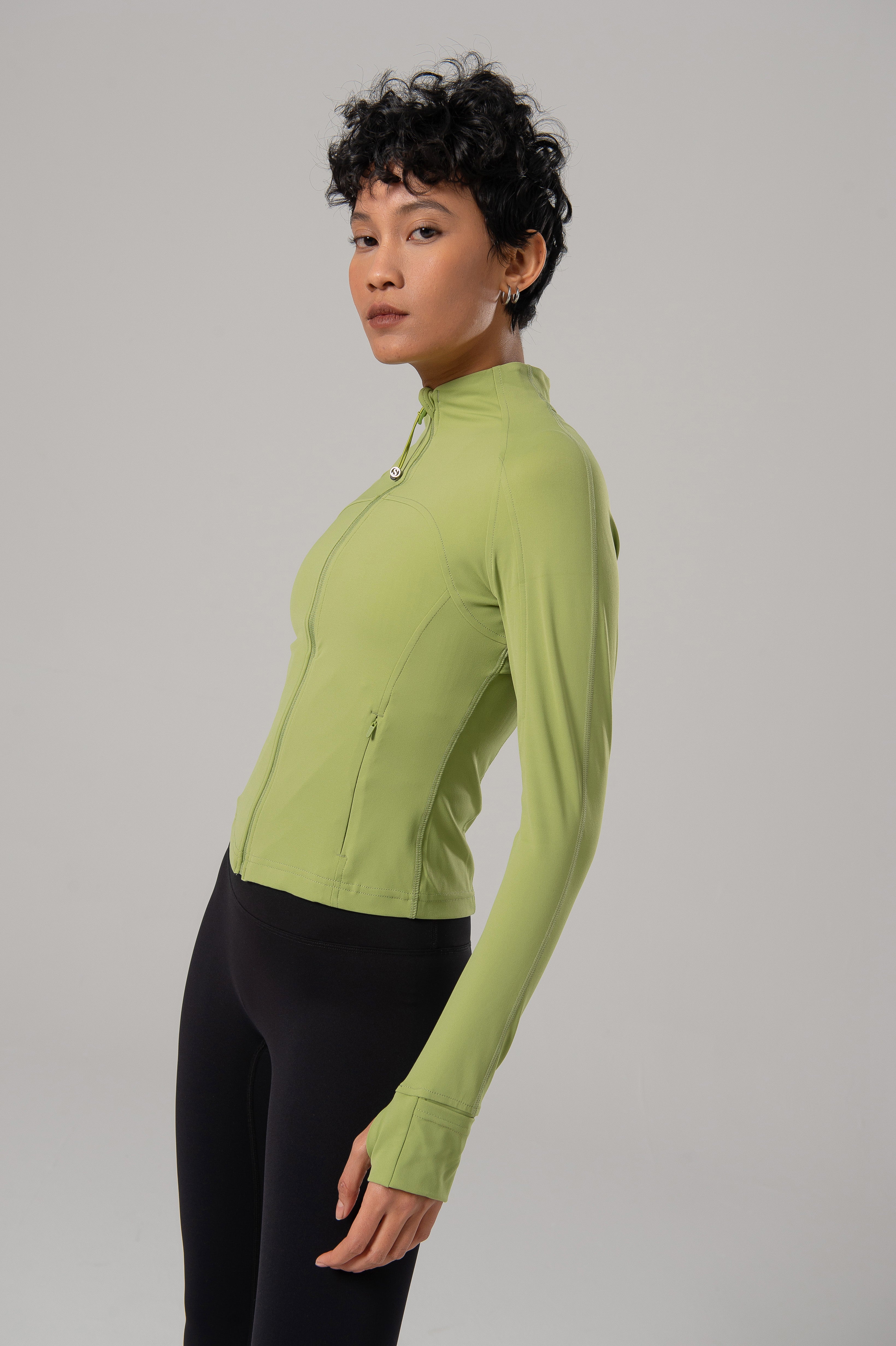 ZIMO Apple Green Women's Short Sports Jacket