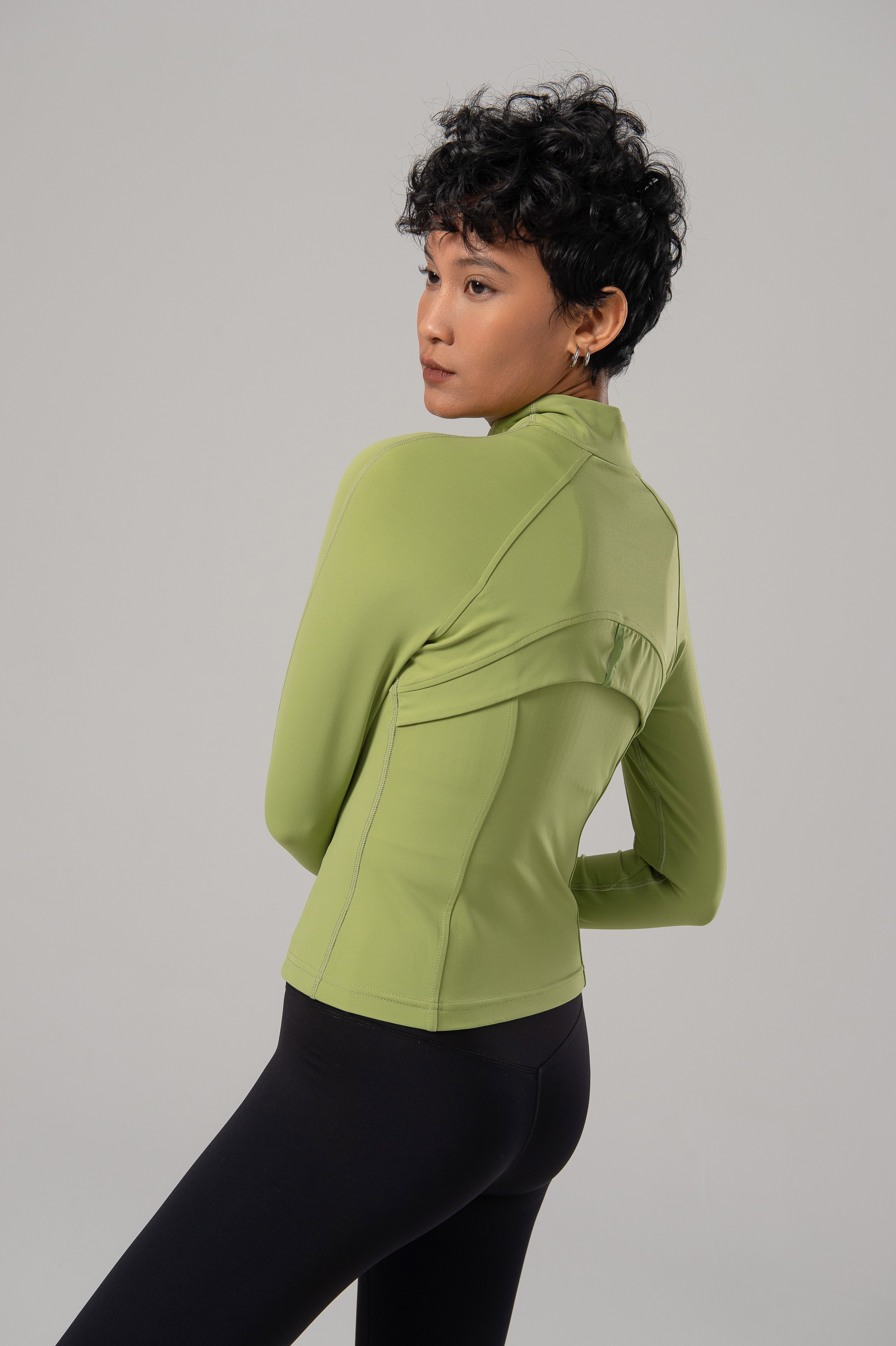 ZIMO Apple Green Define Women's Short Sports Jacket
