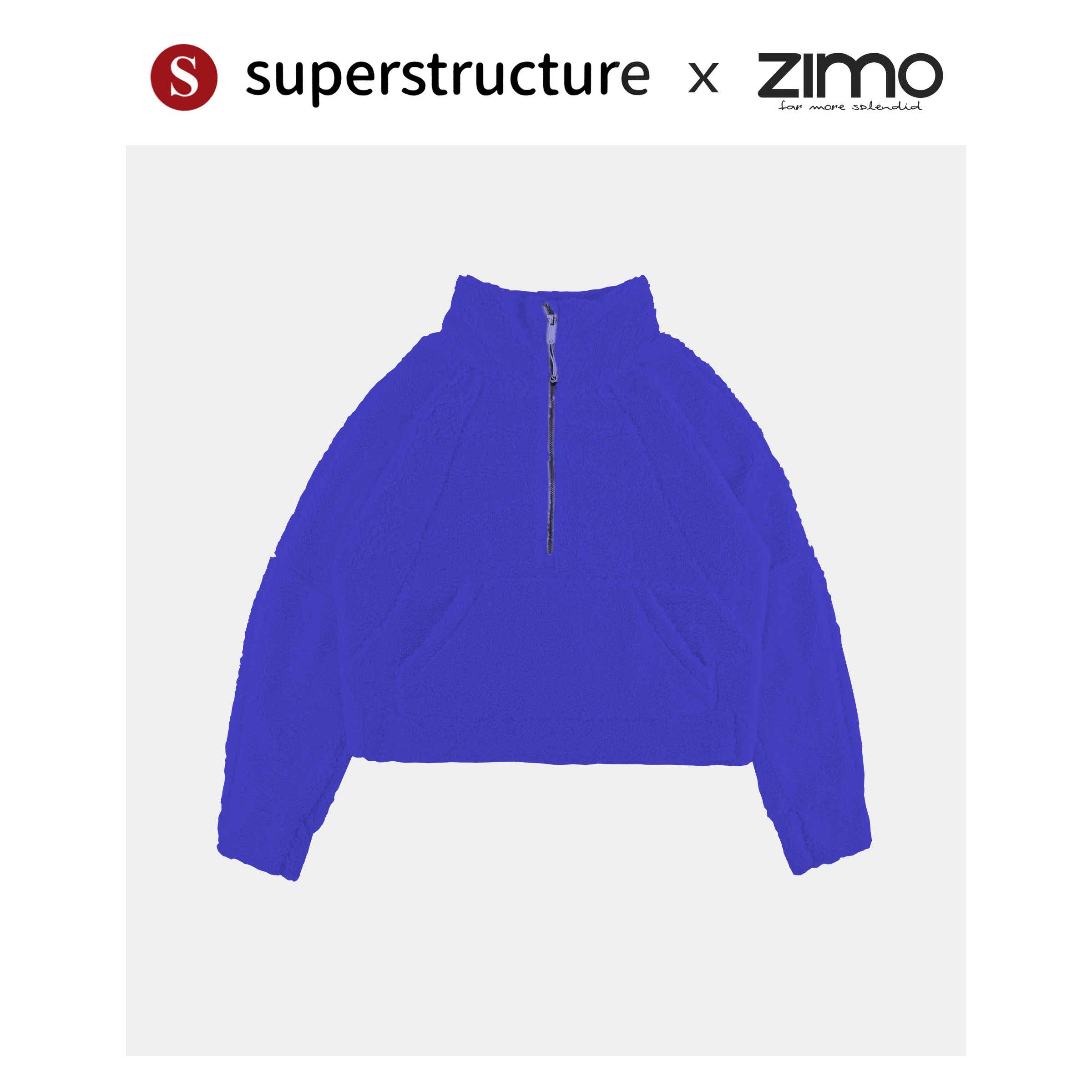 ZIMO Scuba Lamb fleece hoodie